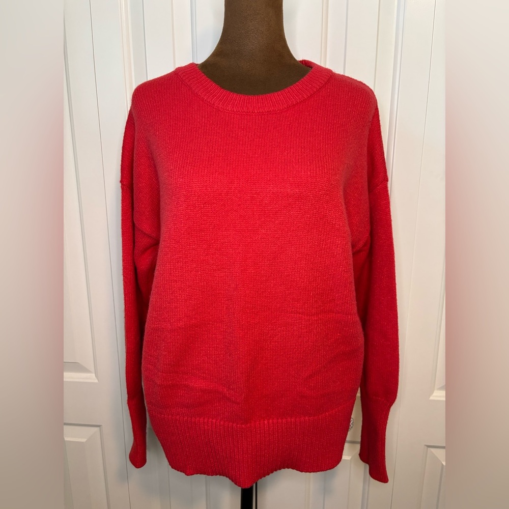 Philosophy Vibrant Red Crew Neck Sweater